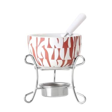 Imagem de Aparelho de Fondue para Chocolate em Cerâmica 3 Peças D9,5Xa11Cm Fracalanza - Full Fit