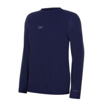 Imagem de Camiseta Speedo Protection UV 50 Manga Longa Infantil Marinho-Unissex