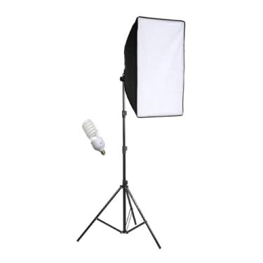 Imagem de Kit Softbox 50x70 Iluminação para Estúdio 150w Tripé - 220v