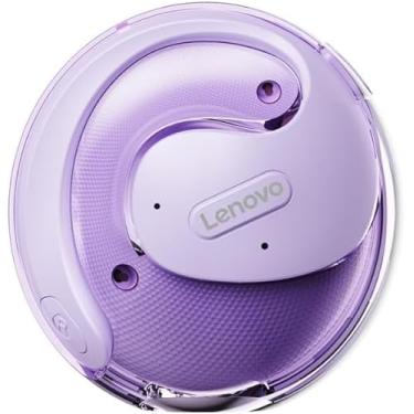 Imagem de Fone de Ouvido Bluetooth LEN0V0 X15 | com Microfone e Cancelamento de Ruído Ativo| Fone de Ouvido Sem Fio OWS de Reprodução| Melhor Escolha para a orelha pequena | correndo ciclismo dirigindo (Roxo)