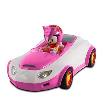Imagem de NKOK Team Sonic Pull Back Racer - Amy Rose; No Batteries Required; Pull Back, Let go, and Watch Amy Rose Race