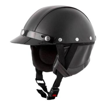 Imagem de Capacete Coquinho Retrô Vintage Custom Pro Tork Tamanho Único Ajustáve