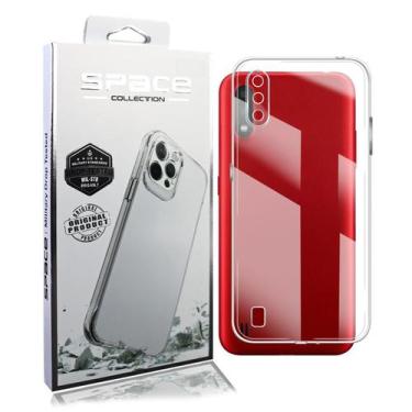 Imagem de Capa Capinha Clear Case Space Compatível Galaxy A01 A015 5.7 - Luiza C