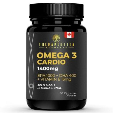 Imagem de Omega 3 Cardio 1400mg | DHA 400mg + EPA 1000mg + Vitamina E 15mg 60 Cáps Therapeutica-Unissex