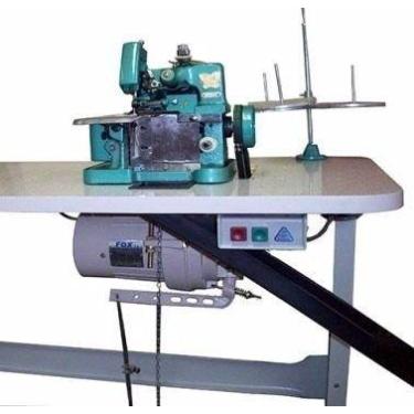 Imagem de Overlock Semi Industrial Com Motor Grande+galoneira Semi - Bracob