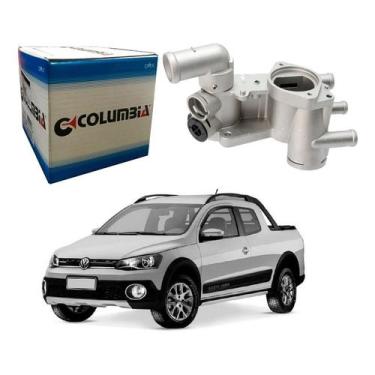 Imagem de Carcaça Termostatica Aluminio Saveiro Cross 1.6 2013 A 2017 - Columbia