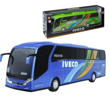 Imagem de Ônibus Busão Brinquedo Infantil Realista Divertido Cores Sortidas Carro Brinquedos com Funções Interativas.