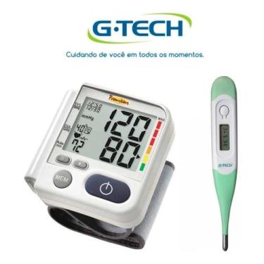 Imagem de Aparelho Medidor De Pressão Digital Pulso LP 200 + Termometro Gtech - 