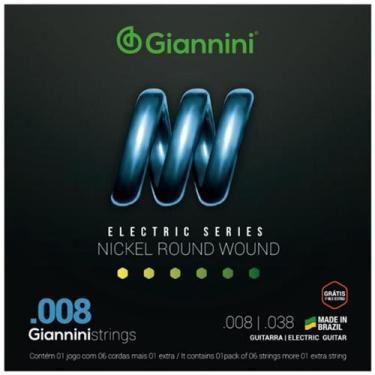 Imagem de Encordoamento giannini guitarra geegst8 niquel (i-4 / 19)