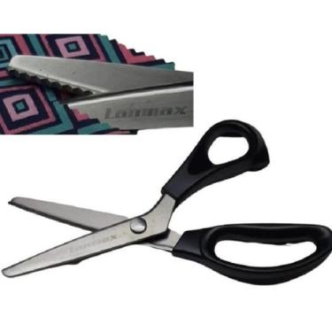 Imagem de Tesoura de Picotar Zig Zag Profissional Lanmax 22 cm