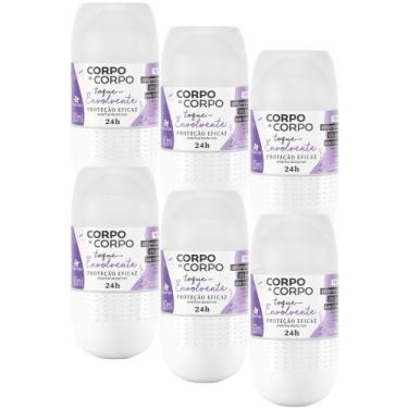 Imagem de 6 Desodorante Antiperspirante Roll on Envolvente 50ml Davene