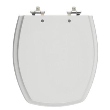 Imagem de Assento Sanitário Thema Cinza Platina (Claro) Tampa para Vaso Incepa e