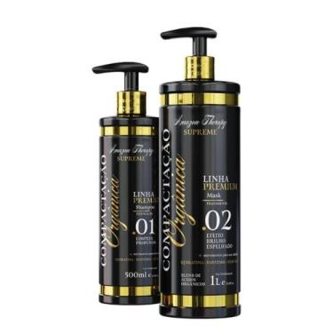 Imagem de Kit De Escova Progressiva 100% Liso, Sem Formol - Natuvegan