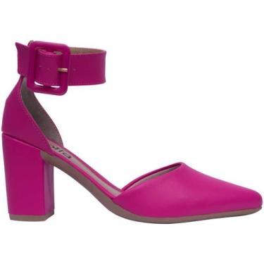 Imagem de Sapato Salto Grosso Scarpin Sandália Salto Bloco Moda-29.08 - Munita, 