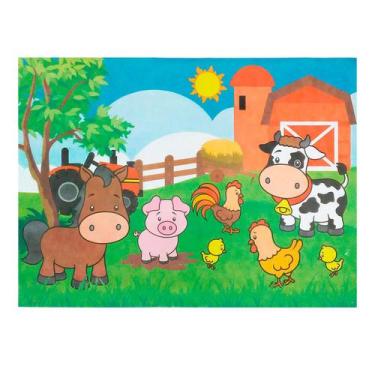 Imagem de Decoração festa Fazendinha Painel TNT GIGANTE 1,40m aniversá - Piffer