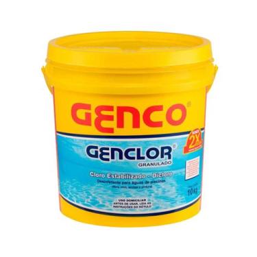 Imagem de Cloro Granulado Estabilizado Dicloro Genco Genclor 10kg
