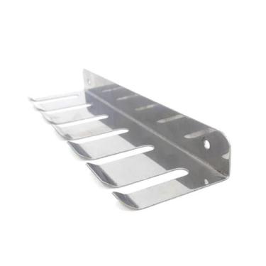 Imagem de Porta Espeto De Parede Inox Brilhante Suporte 6 Espetos - INOX LAURIND