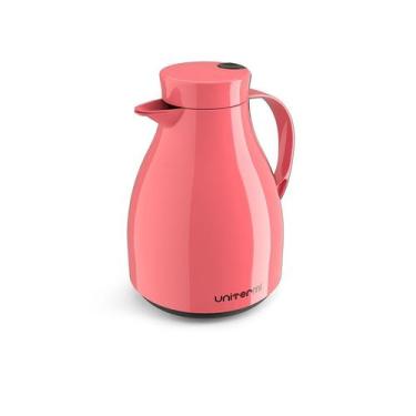 Imagem de Garrafa Térmica Bule Gatilho Paris Unitermi 500ml Café Chá, Rosa