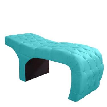 Imagem de Maca Estofada Estética Facial Cílios Sobrancelha Azul Claro - Biselos 