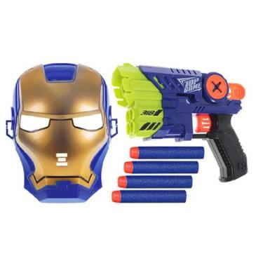 Imagem de Lançador De Dardos DartZ Galaxia com 16 Dardos + Mascara  - Zein
