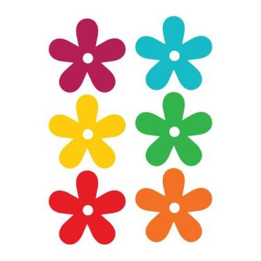 Imagem de Adesivo de Parede Infantil 108 Flores Quarto Criança Bebe - 174ir - Al