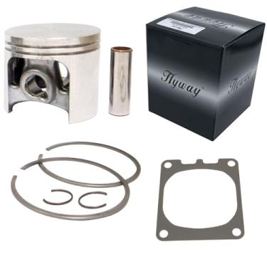 Imagem de Hyway Kit de pistão + junta de cilindro compatível com motosserra Stihl MS361 – 47 mm, substitui a peça nº 1135-030-2000, 1135-029-2300 – Potência extra e compressão – Peças de reposição