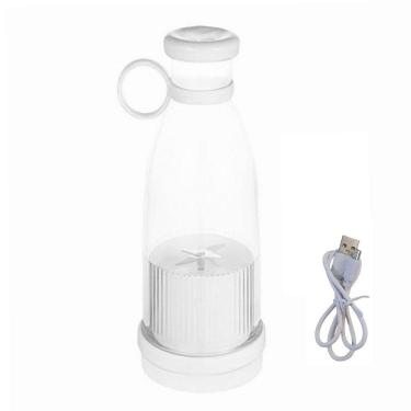 Imagem de Garrafa Mixer Misturador Mini Liquidificador Potente Suco Batida Shake Smoothie Usb Portatil