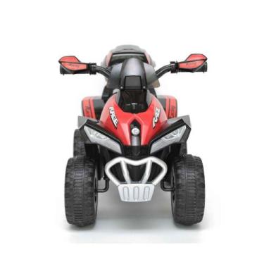 Imagem de Mini Moto Quadriciclo Infantil Elétrico com Farol e Buzina Vermelho - 