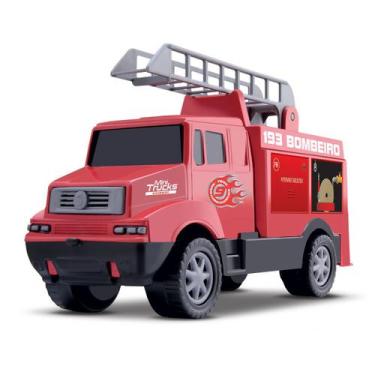 Imagem de Brinquedo Caminhão Bombeiro Mini Truck - Samba Toys