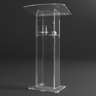 Imagem de Púlpito de Acrílico para Igreja - Modelo ML107 - Púlpitos Oratória