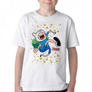 Imagem de Camiseta Infantil ou adulto  Adventure Time Jake Blusa Criança todos t