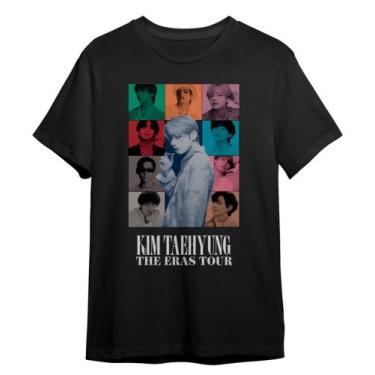 Imagem de Camiseta Básica Bts The Eras Kim Taheyung Camisa Algodão Unissex - SEM