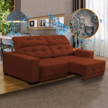 Imagem de Sofá Impermeável Retrátil de Fábrica Compact 210 Cm Reclinável Espuma 