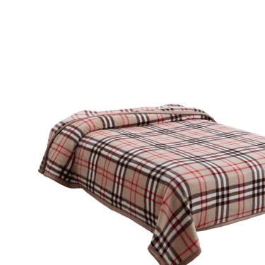 Imagem de Cobertor Plus com Cinta Berry 180 cm X 220 cm Bege
