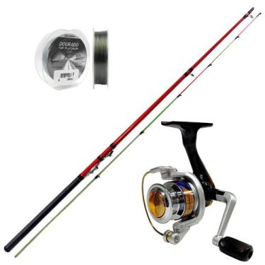 Imagem de Kit Vara JP Ultra Light Graphite + Molinete Canario 100 1Rol. - JAÚ PE