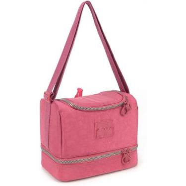 Imagem de Lancheira Escolar Térmica Up4You Vinho Rosa - Luxcel, Único, Rosa