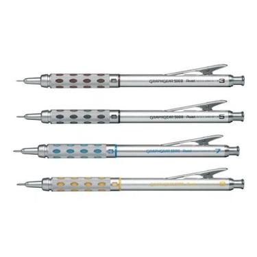 Imagem de Kit 4 Lapiseira Graphgear 1000 Tecnica Pentel