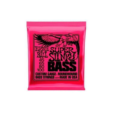 Imagem de Encordoamento P/baixo 4 Cordas Super Slinky Niquel 045"-100" P02834 Ernie Ball [F108]