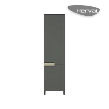 Imagem de Paneleiro MDP Herval Manhattan, Grafite, 2 Portas, 60 cm