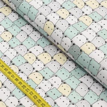 Imagem de Tecido Estampado para Patchwork - Ursinhos Cor 2502 (0,50x1,40) - CÍRC