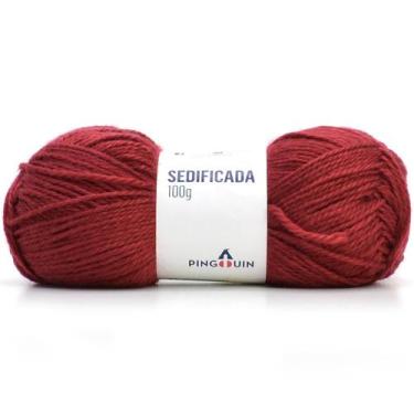 Imagem de Fio Sedificada 100g - Acrílico e Lã Natural - Pingouin, 0353 - CEREJA