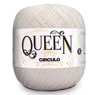Imagem de Linha Queen Círculo nº 8 - 100% Algodão Egípicio, 8001 BRANCO