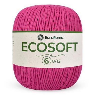 Imagem de Barbante Ecosoft EuroRoma nº06 422g, 550 PINK