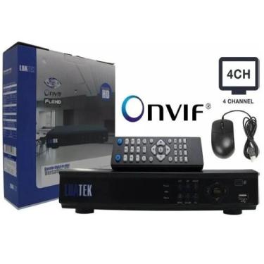 Imagem de Gravador Digital Vídeo Circuito Int Full Hd 4 Ch Cftv Dvr - Luatek