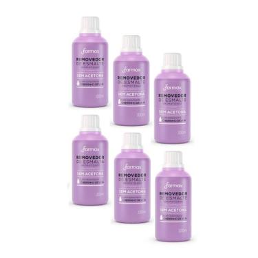 Imagem de Kit 6 Removedor De Esmalte Uva Sem Acetona 100ml - Farmax