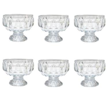 Imagem de Jogo taça de sobremesa  em vidro com 6 peças 150 ml - Freecom