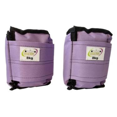 Imagem de Tornozeleira / Caneleira 8 KG Lilas - Exercise Sports