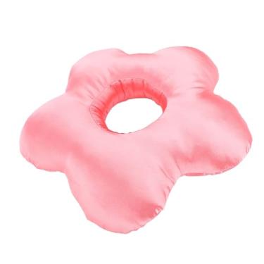 Imagem de Travesseiro de Orelha Com Furo de Orelha, Travesseiro de Algodão Macio para Travessas Laterais Com Plugue de Ouvido e Fone de Ouvido, Travesseiro de Sono Confortável para