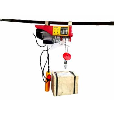 Imagem de Talha Guincho Elétrico Cabo de Aço 220V 12 Metros 200kg