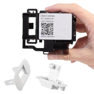 Imagem de WH01X27954 Interruptor de trava da tampa da arruela, WH02X24399, WH01X24381, moldura de bloqueio da tampa da arruela - 3 peças para peças de reposição GE Hotpoint Top Load Washer Door Lock